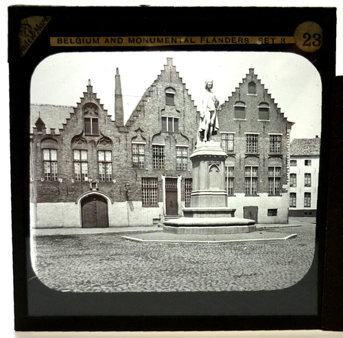 Antique magic lantern slides - magic,