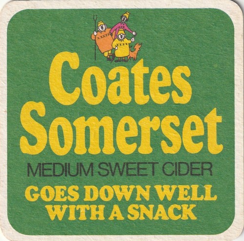 Beer mat coates cider - mat,