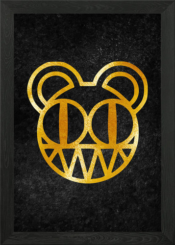 Radiohead framed wall - wall, art