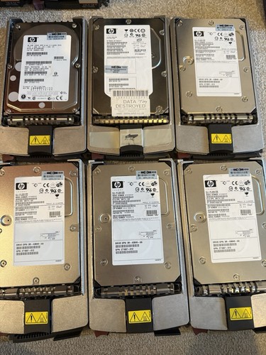 Joblot 4gb 15000 rpm - x6, 36.4gb
