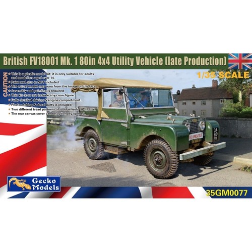 Gecko models british - models, 1:35
