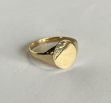 9ct Gold Men’s Boys Signet