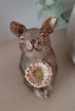 Handmade pottery mouse - pottery,