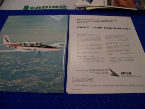 1966 piper twin - 1966, comanche
