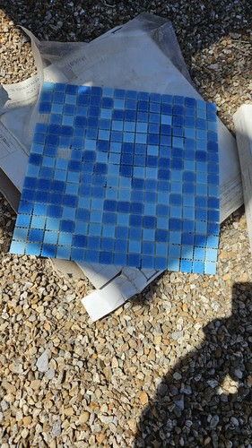 Glass mosaic tile sheets - x,