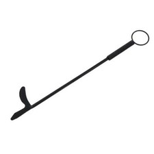 18" STEEL CHIMENEA POKER BLACK