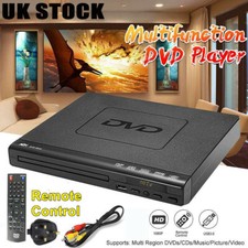 DVD Player Multi Region Free with Remote Control USB3.0/2.0 Port CD MP3 UK!