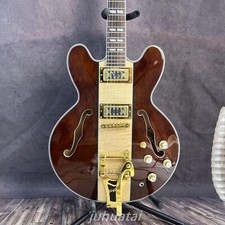 New Half Hollow Jazz Electric Guitar with Maple Body and Mahogany Fingerboard