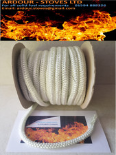 White Fire Rope ,Hard, Soft, Stove Rope, Wood Burner, Door Rope, Door Seal
