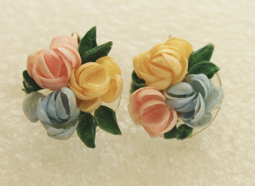 Vintage floral bone - vintage, china
