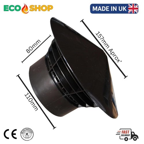Inch 110mm pipe vent cowl - 4,