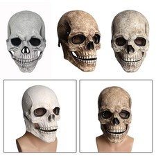 Rubber Skeleton Halloween Mask
