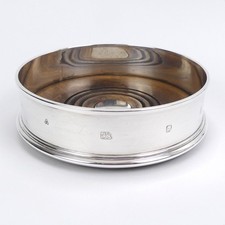 ELIZABETH II SILVER & MAHOGANY