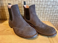 Women’s Church’s Brown Suede Aura Brogue Chelsea Boot UK 7 (40)