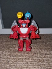 Playskool Heroes Transformers Rescue Bots Heatwave the Fire-Bot Robot / Dragon