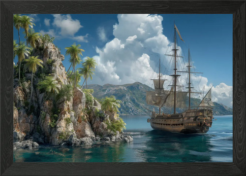 Pirate ship caribbean - in,