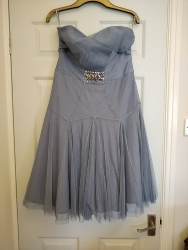 Monsoon size blue prom ball - size,