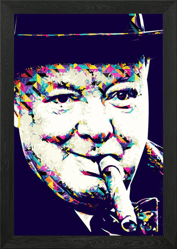 Winston churchill framed wall - churchill,