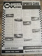 CAMDEN MOTORS SPORTS CARS CAR