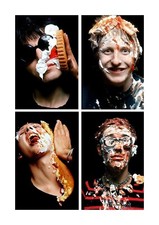 The Damned 5 Band A4 Printed