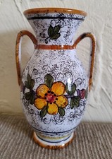 VINTAGE F C DERUTA URN VASE -