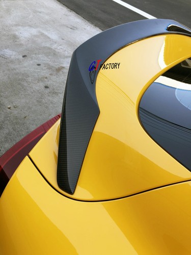 Style carbon rear trunk wing - rear,