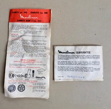 Retro Moulinex Jeannette Mark 3 Electric Meat Grinder Grater Juicer France