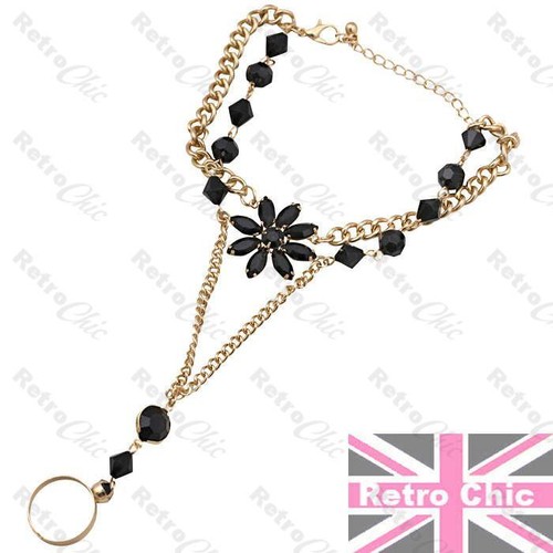 Retro slave bracelet black - retro,