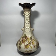 Vintage Staffordshire Fine Ceramics England Vase Floral Pattern