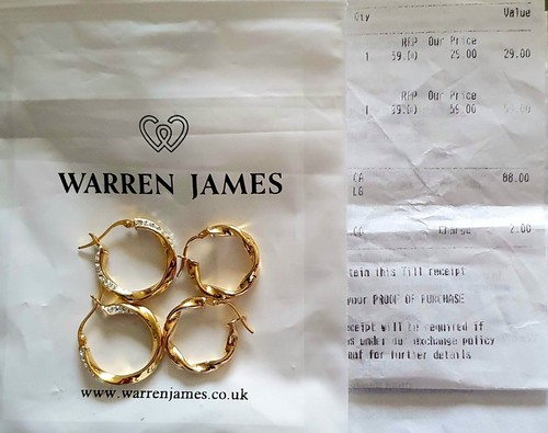 Warren james 9ct yellow gold - warren,