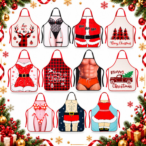 Santa christmas apron novelty - santa,