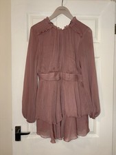 Zara Pink Chiffon Mini Dress