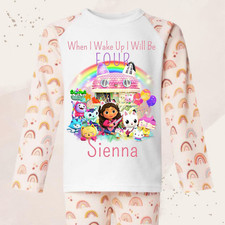When I Wake Up I Will Be Dolls House Personalised Childrens Birthday Pyjamas,