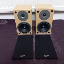 100W beech GALE 3010s speakers