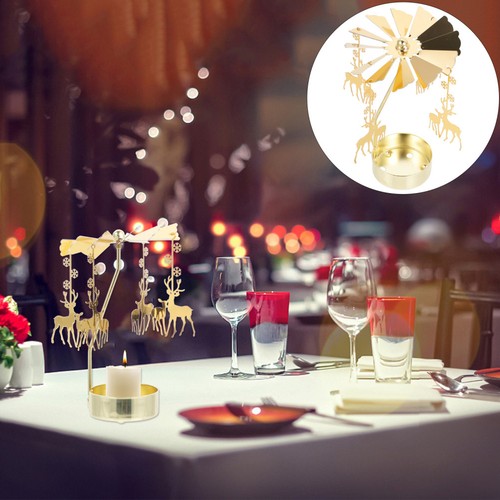 Elk revolving candlestick - revolving,