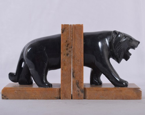 Vintage bookend tiger - vintage,