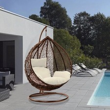 Rattan Effect Garden Hanging