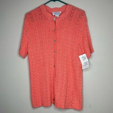 Carly Blake VTG peach Cardigan
