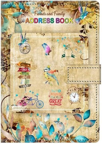 Address book index hard - book,