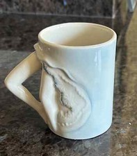 Rare Carlton Ware  Can Can Mug Blue Legs Frilly Erotic