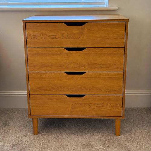 Oak drawer chest drawers - oak,