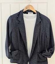 Heine Womens Navy Blue Jersey