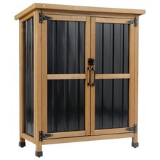  Outdoor Storage Cabinet, Wood
