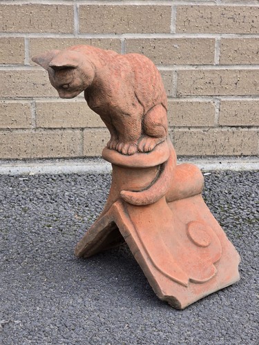 Cat roof finial - roof, 90°