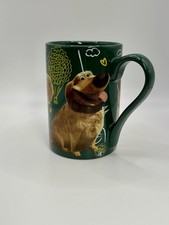 Disney Store Dug Dog Mug Pixar UP Large Green Coffee Tea Cup - 12cm 