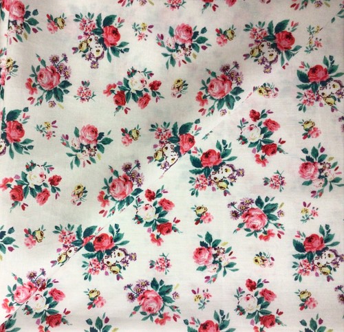 50cm square icon rose ditsy - rose,