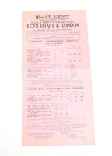Bus Coach Timetable Handbill