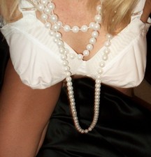 Vtg Gelmart White Full Cotton