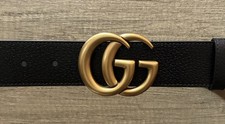 Authentic Gucci Belt with Gold