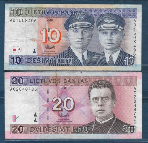 Lithuania litu 2 pcs - litu,